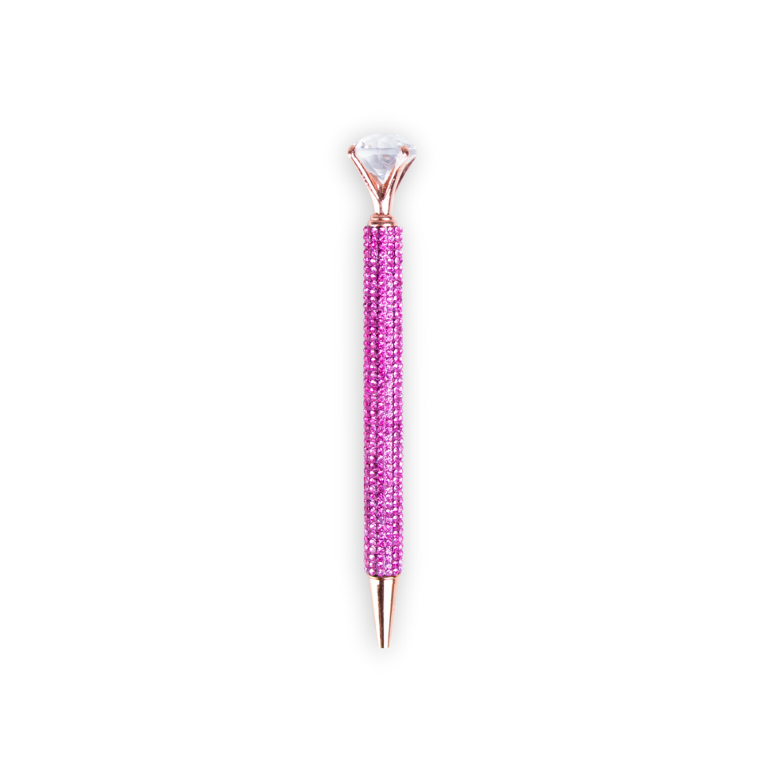 Fuchsia Flair Embellished Pen