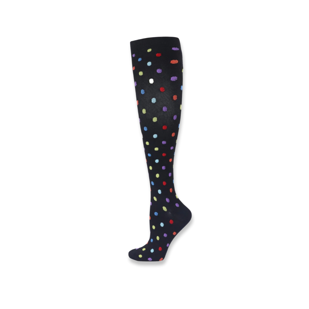 Polka Dot Pop Compression Socks