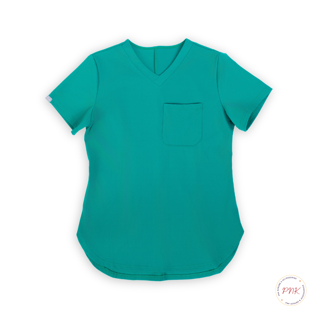 Teal Mint Scrub Top