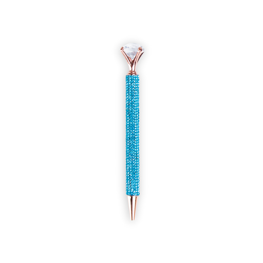 Aqua Dazzle Embellished Pen