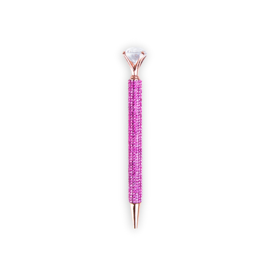 Fuchsia Flair Embellished Pen