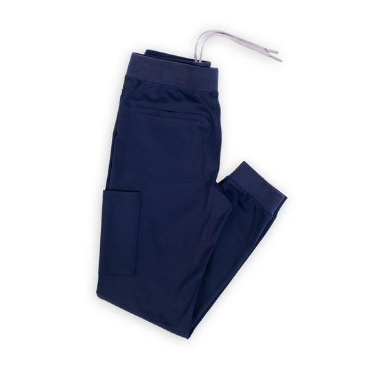 Navy Ocean Sapphire Scrub Joggers