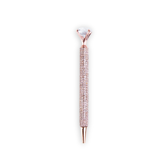 Rose Glow Embellished Pen