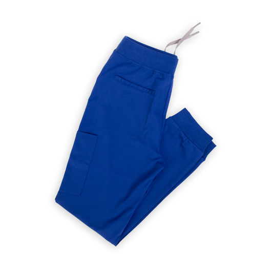 Royal Blue Radiance Scrub Joggers