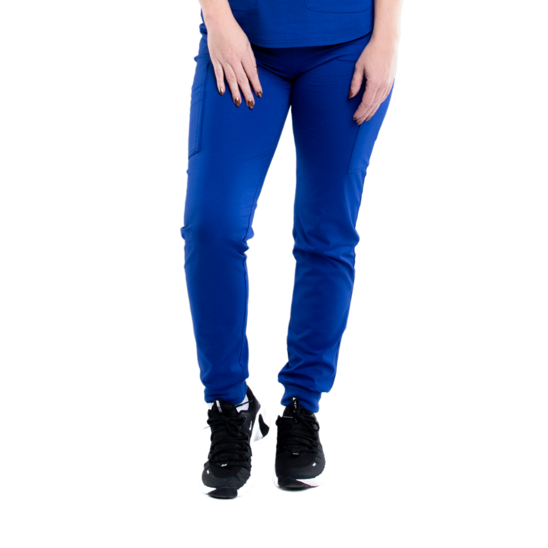 Royal Blue Radiance Scrub Joggers