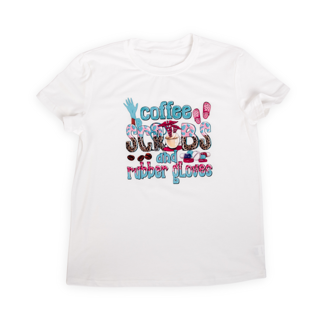 Coffee Scrubs, Rubber Gloves T-Shirt